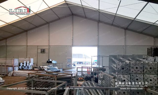倉庫篷房出租現(xiàn)場