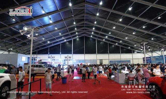 汽車巡展篷房現(xiàn)場