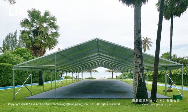 鋁合金婚禮篷房搭建圖
