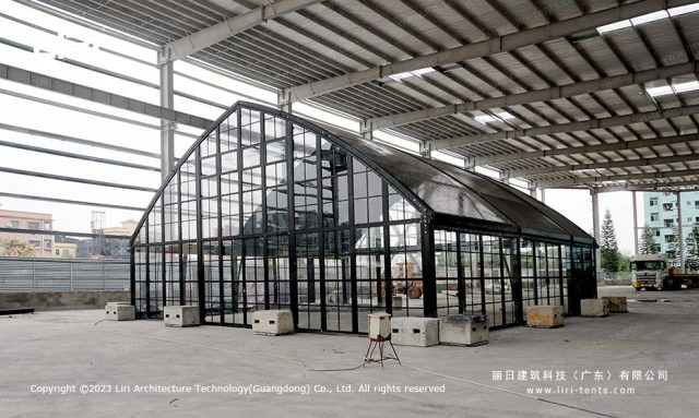 花園橘園帳篷側(cè)面圖